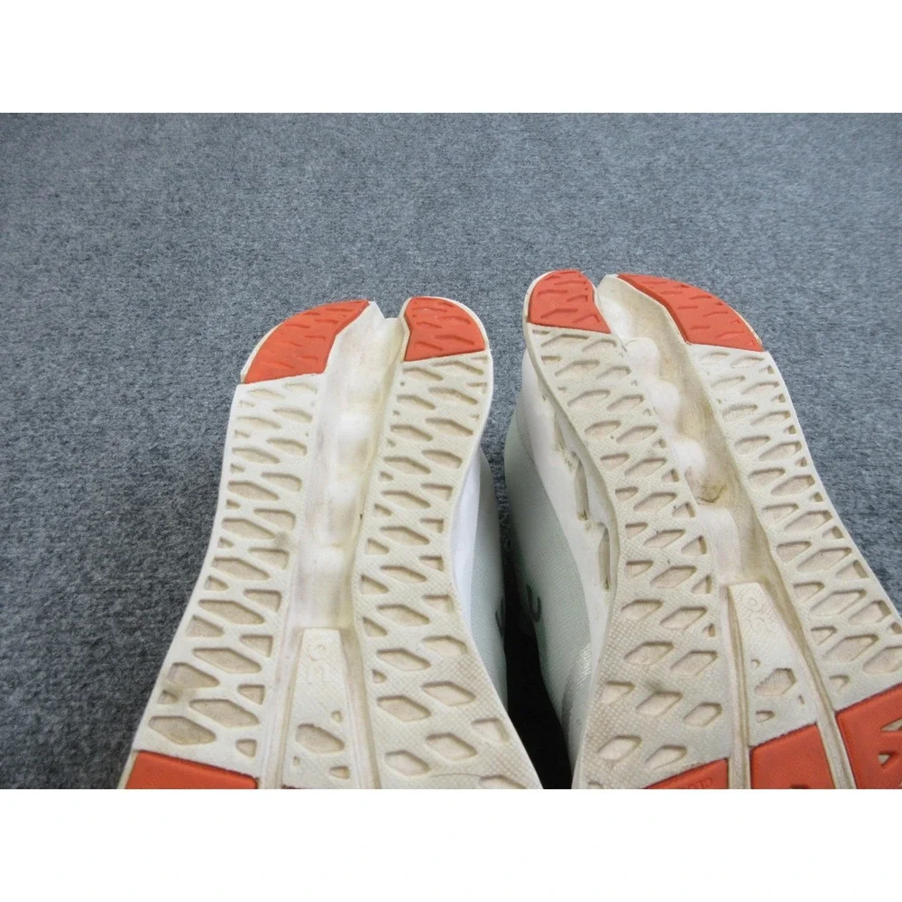 On Cloudsurfer Shoes Mens Size 11.5 Green Orange Running Road Trainers Athletic - Picture 9 of 16